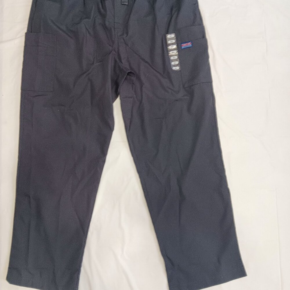 (2) Unisex Scrubs, Cherokee work wear Size XL, Charcoal Grey